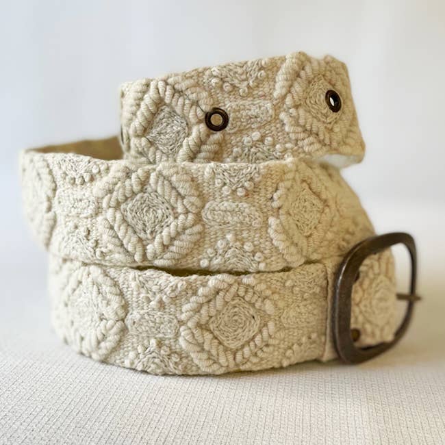 Wandering Clouds Wool Belt