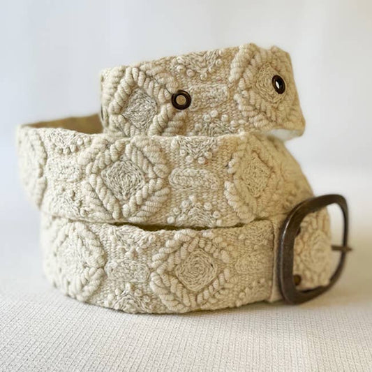 Wandering Clouds Wool Belt