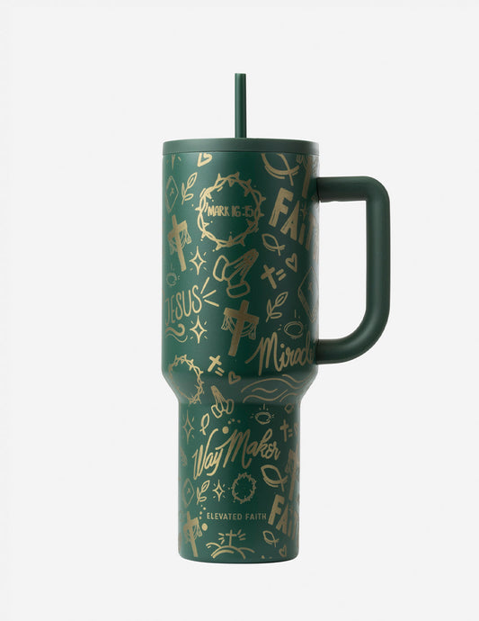 Green FAITH 40 oz Ascend Tumbler