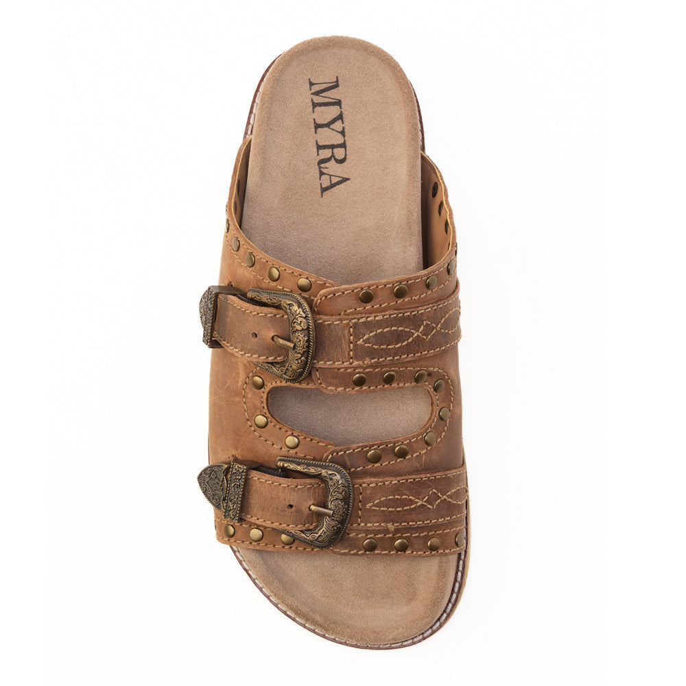 MYRA Great Sonora Sunset Studded Leather Sandals