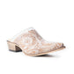MYRA Valeria White Leather Mules