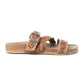MYRA Dustbark Handtooled Leather Sandals