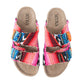 MYRA Ridge Denim Sandals in Multicolor