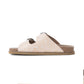 MYRA Desert Lily Embossed Leather Sandals