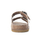 MYRA Desert Lily Embossed Leather Sandals