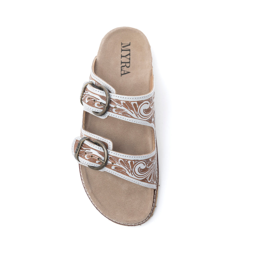 Myra Marlowe Handtooled Leather Sandals