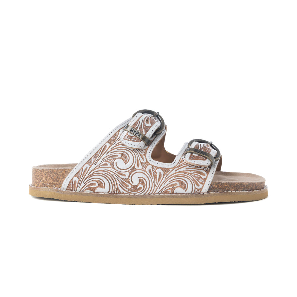 Myra Marlowe Handtooled Leather Sandals
