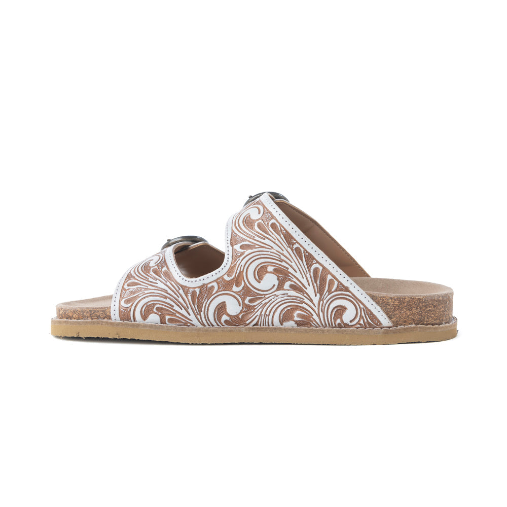 Myra Marlowe Handtooled Leather Sandals