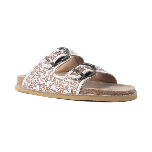 Myra Marlowe Handtooled Leather Sandals