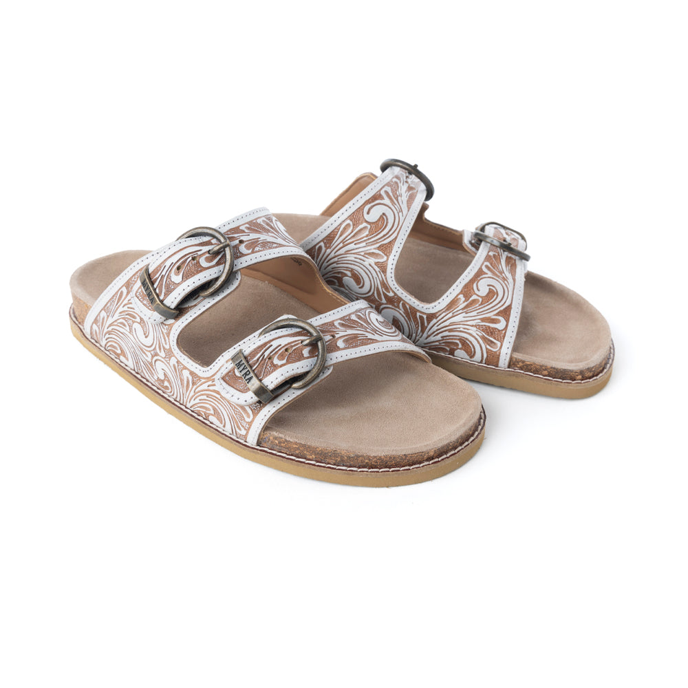 Myra Marlowe Handtooled Leather Sandals