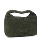 MYRA Saddle Weave Genuine Suede Leather Bag