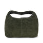 MYRA Saddle Weave Genuine Suede Leather Bag