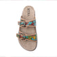 MYRA Rio Verde Handtooled Leather Sandals