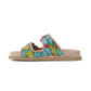 MYRA Rio Verde Handtooled Leather Sandals