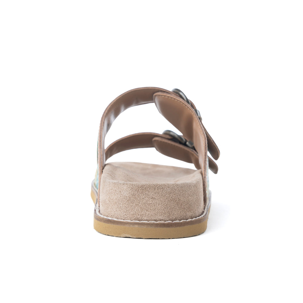 MYRA Rio Verde Handtooled Leather Sandals