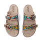MYRA Rio Verde Handtooled Leather Sandals