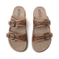 MYRA Willow Bloom Handtooled Leather Sandals