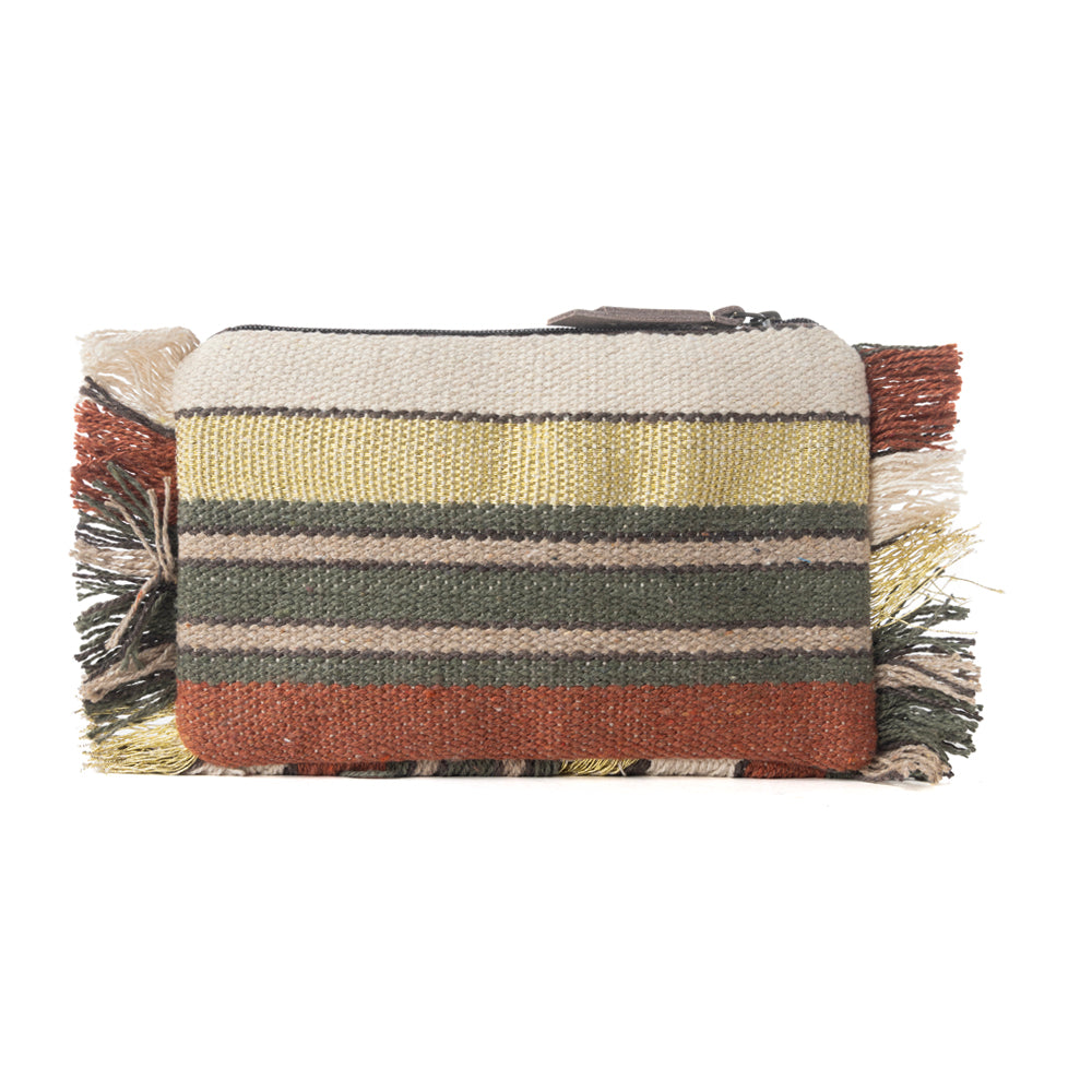 Myra Eye of the Storm Beaded Pouch