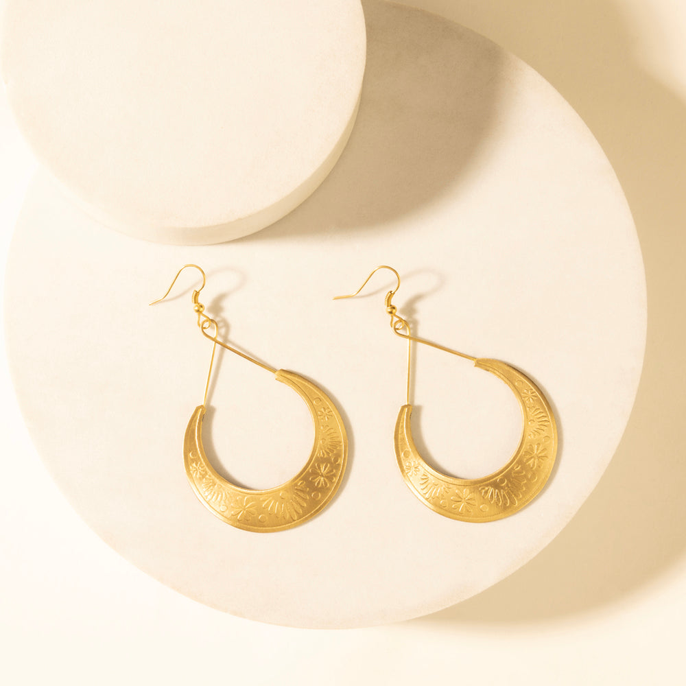 MYRA Crescent Earrings