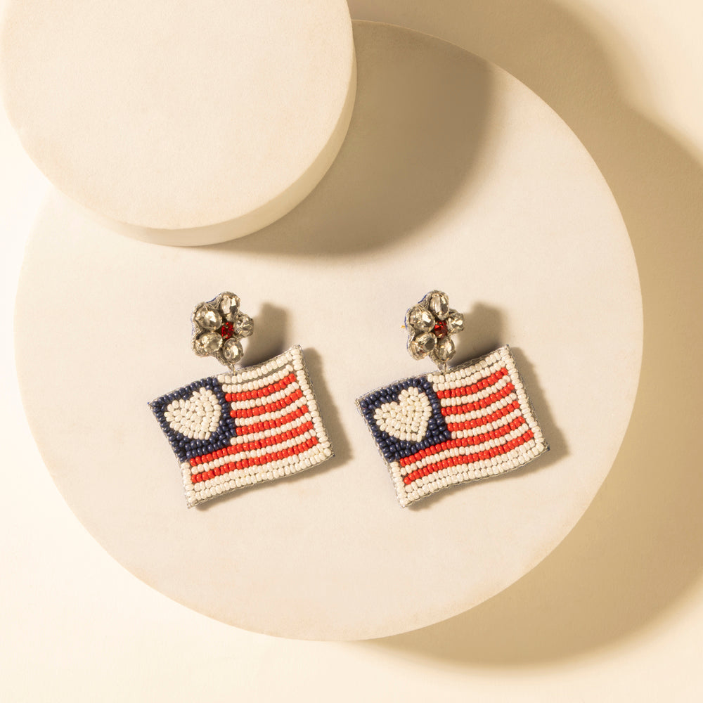 Myra Liberty Range Flag Earrings