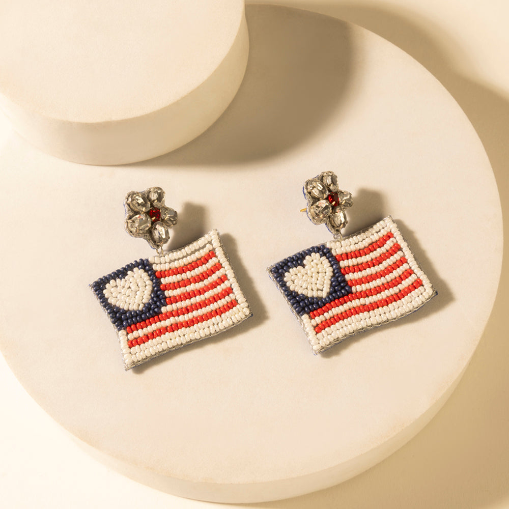 Myra Liberty Range Flag Earrings