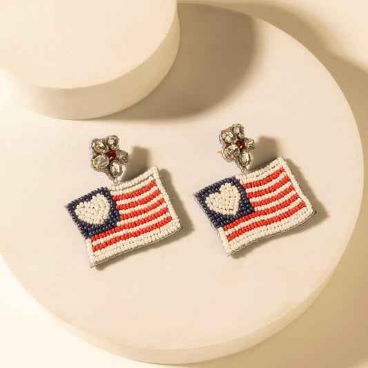 Myra Liberty Range Flag Earrings