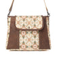 MYRA Oakline Cotton & Leather Shoulder Bag