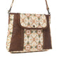 MYRA Oakline Cotton & Leather Shoulder Bag