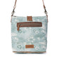 MYRA Sagefield Cotton & Leather Shoulder Bag