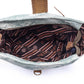 MYRA Sagefield Cotton & Leather Shoulder Bag