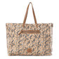 MYRA Brookside Cotton & Leather Weekender Bag