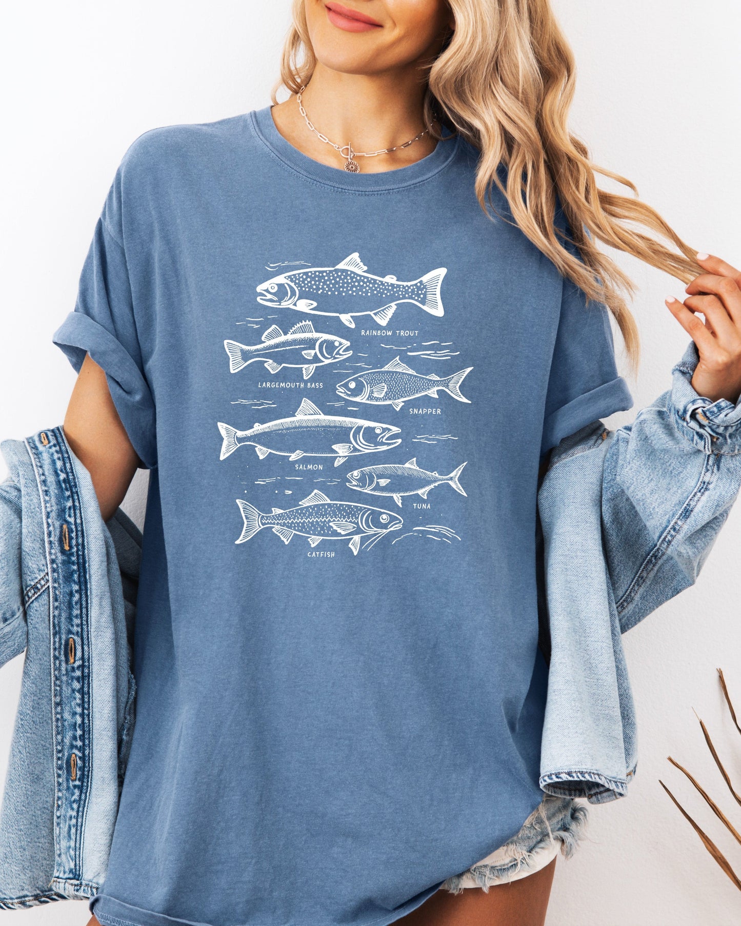 Sardines & Salmon Fish Comfort Colors T-Shirt