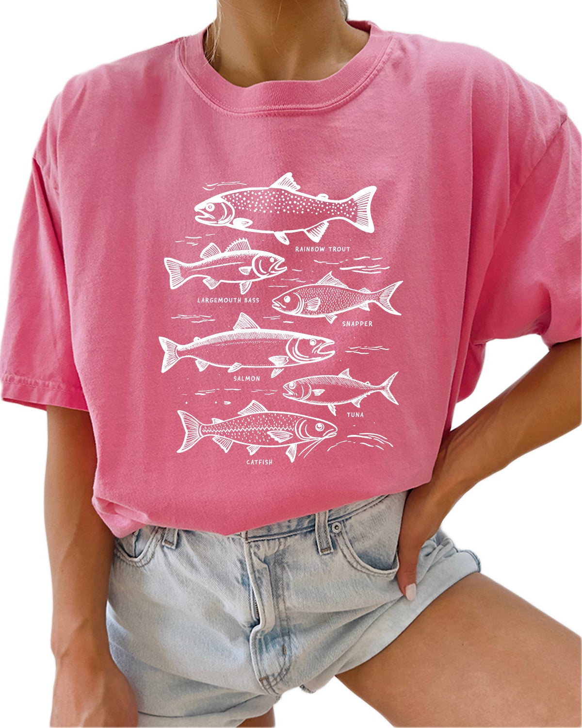 Sardines & Salmon Fish Comfort Colors T-Shirt