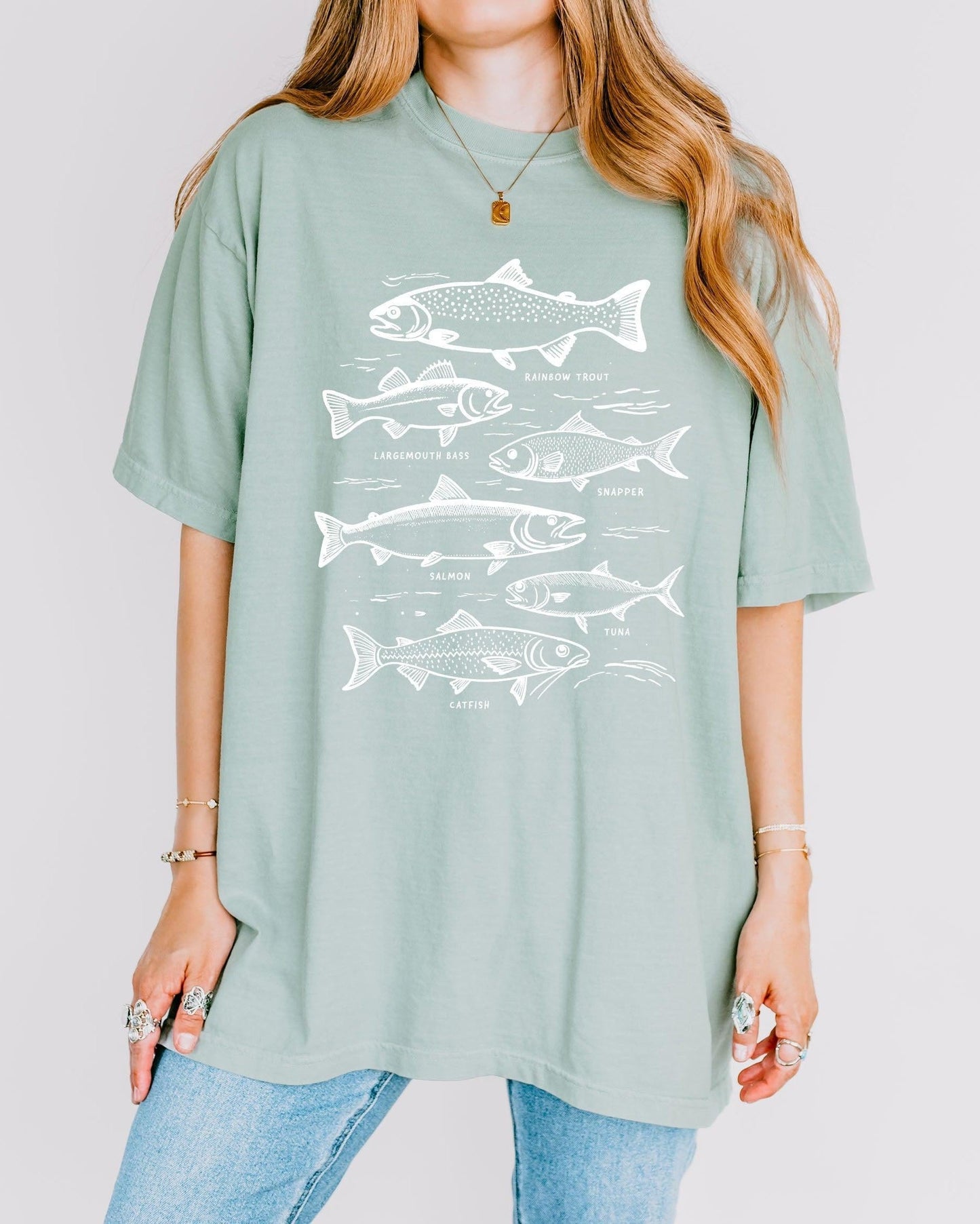 Sardines & Salmon Fish Comfort Colors T-Shirt