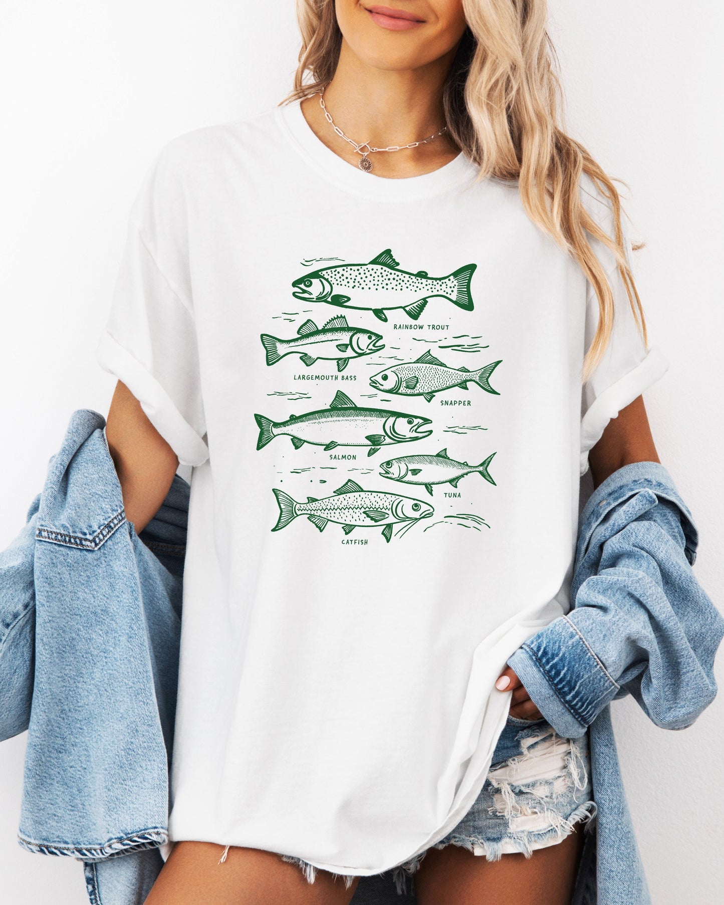 Sardines & Salmon Fish Comfort Colors T-Shirt