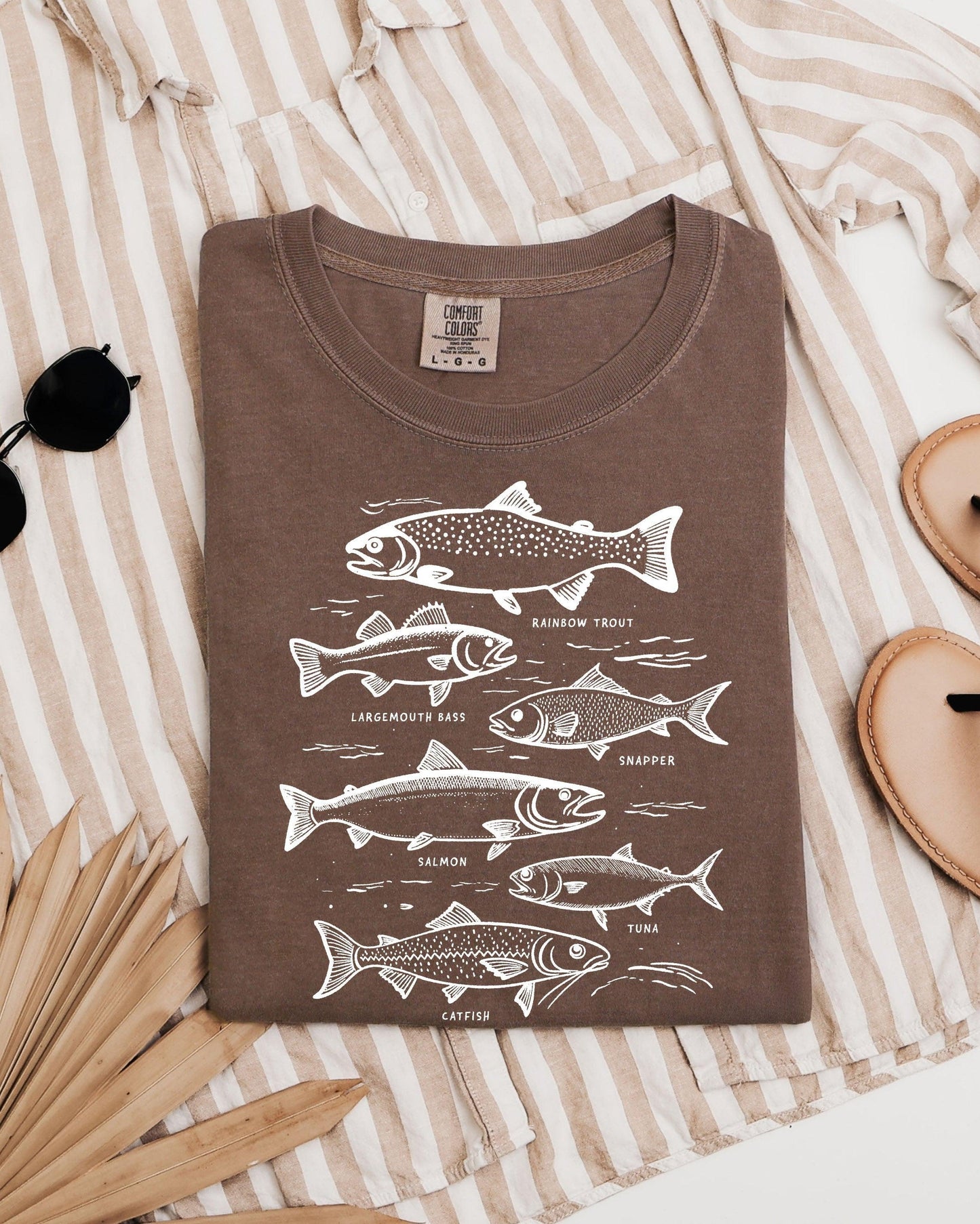 Sardines & Salmon Fish Comfort Colors T-Shirt