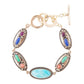 GENUINE Concho Colorful Golden Link Bracelet